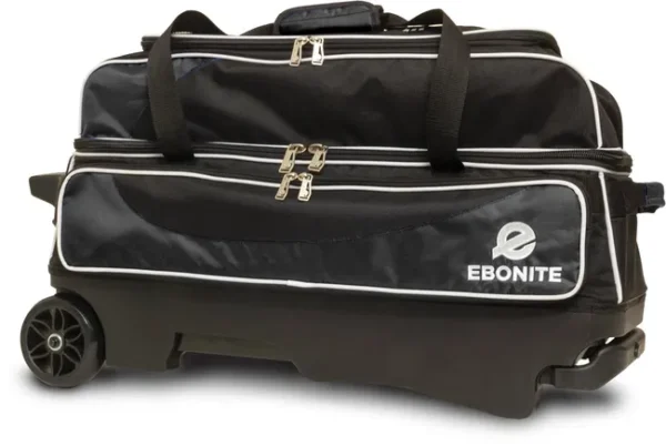 Ebonite Transport Triple Roller Black-White