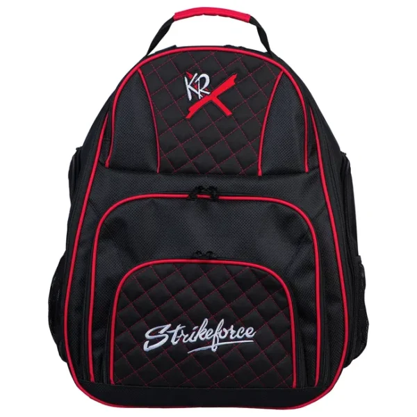 KR Strikeforce Royal Flush Deuce 2 Ball Backpack Black-Red
